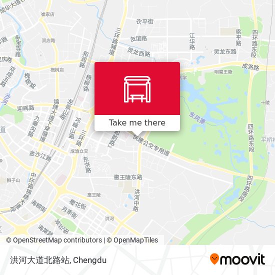 洪河大道北路站 map