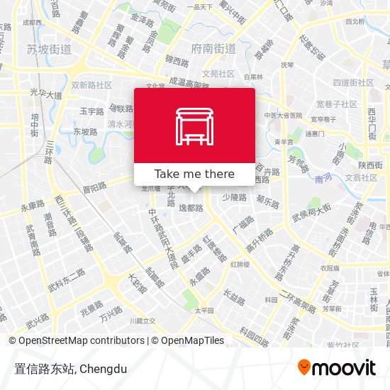 置信路东站 map