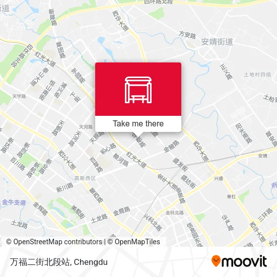万福二街北段站 map