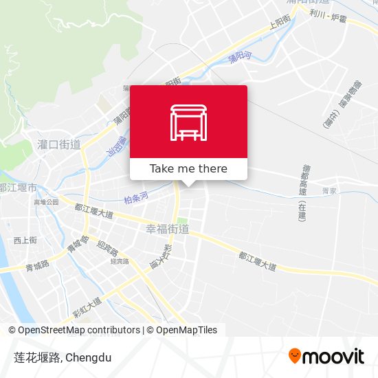 莲花堰路 map