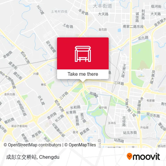 成彭立交桥站 map