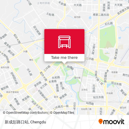 新成彭路口站 map