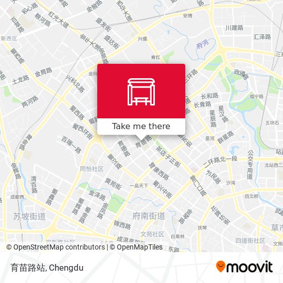 育苗路站 map