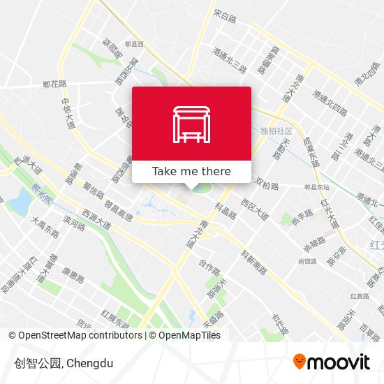 创智公园 map
