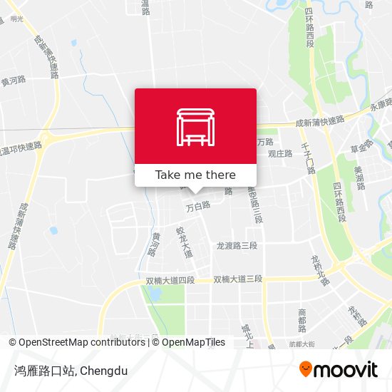 鸿雁路口站 map