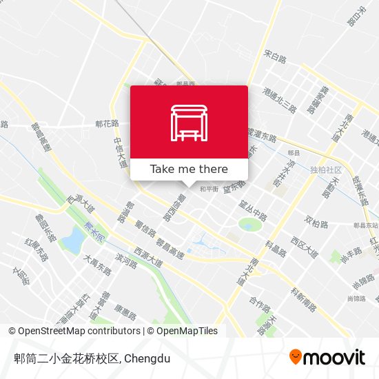 郫筒二小金花桥校区 map