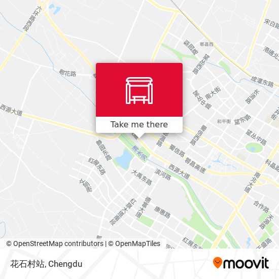 花石村站 map