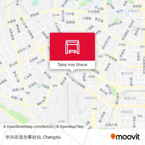 华兴街道办事处站 map
