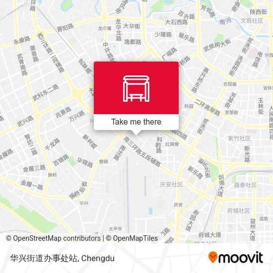 华兴街道办事处站 map