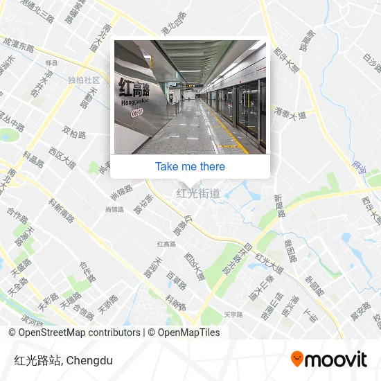 红光路站 map