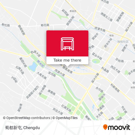 蜀都新屯 map