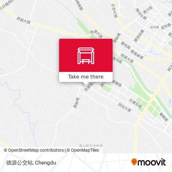 德源公交站 map