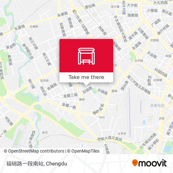 福锦路一段南站 map