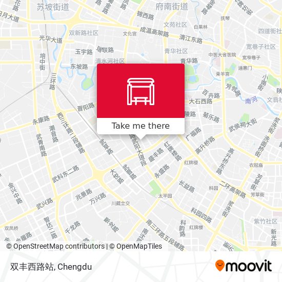 双丰西路站 map