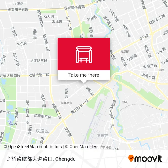 龙桥路航都大道路口 map