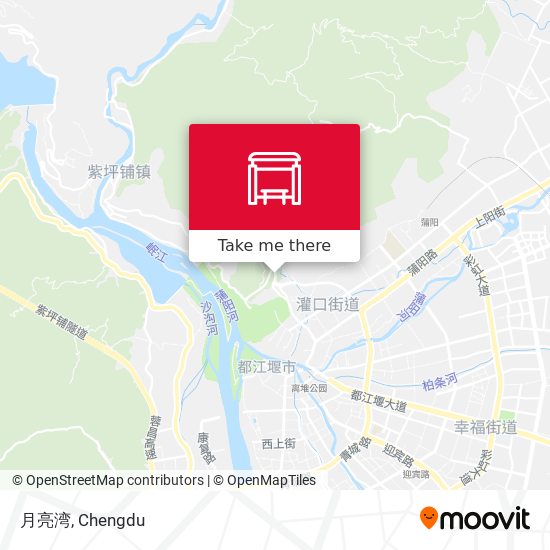 月亮湾 map