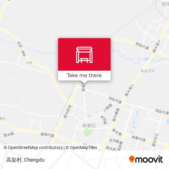 高架村 map