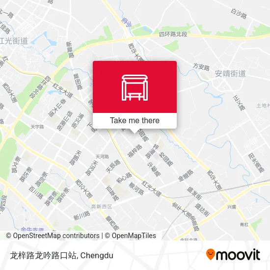 龙梓路龙吟路口站 map