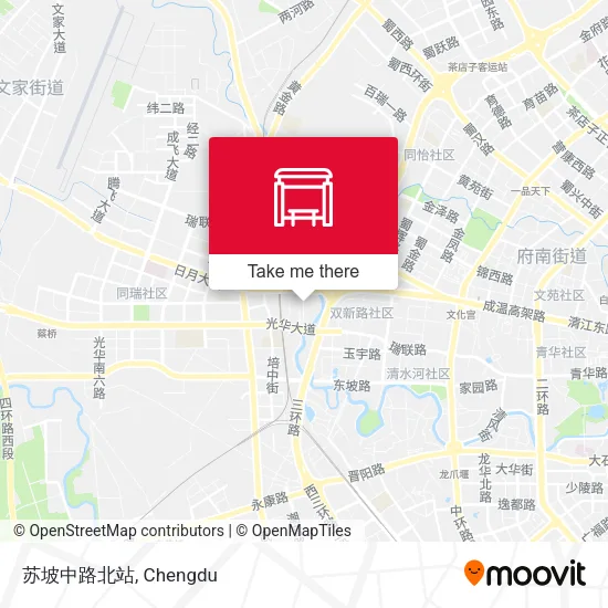 苏坡中路北站 map