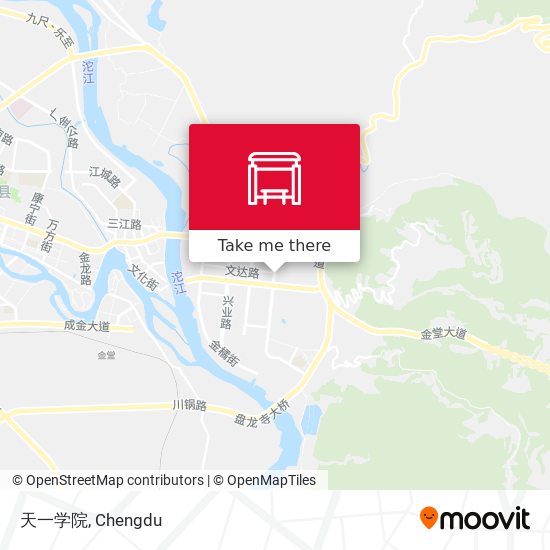 天一学院 map