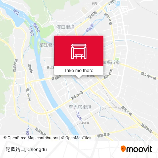 翔凤路口 map