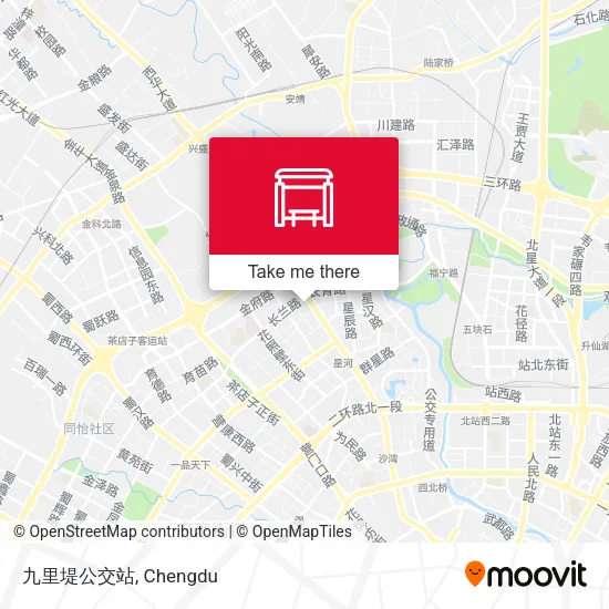 九里堤公交站 map