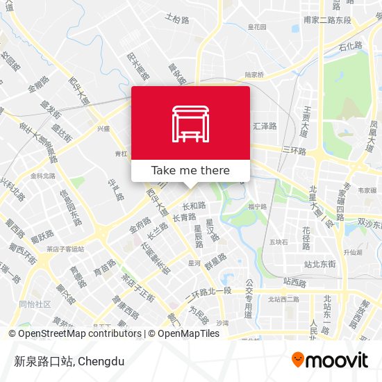新泉路口站 map