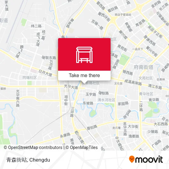 青森街站 map