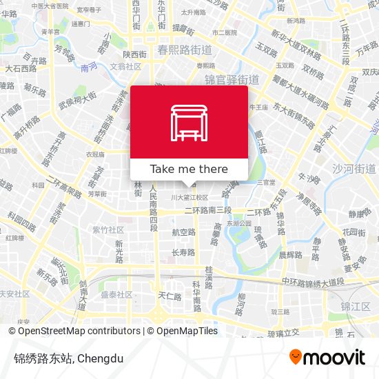 锦绣路东站 map