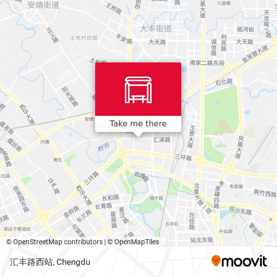 汇丰路西站 map