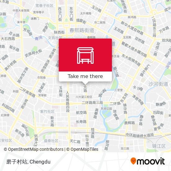 磨子村站 map