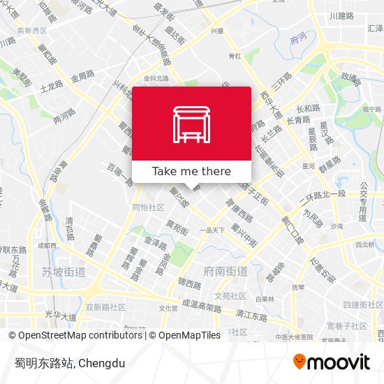 蜀明东路站 map