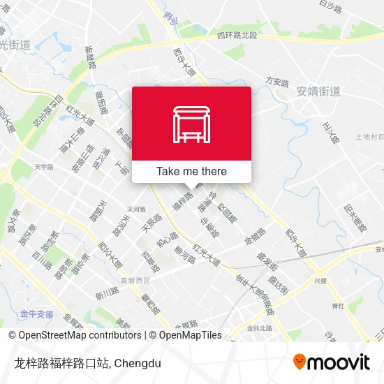 龙梓路福梓路口站 map