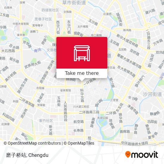 磨子桥站 map