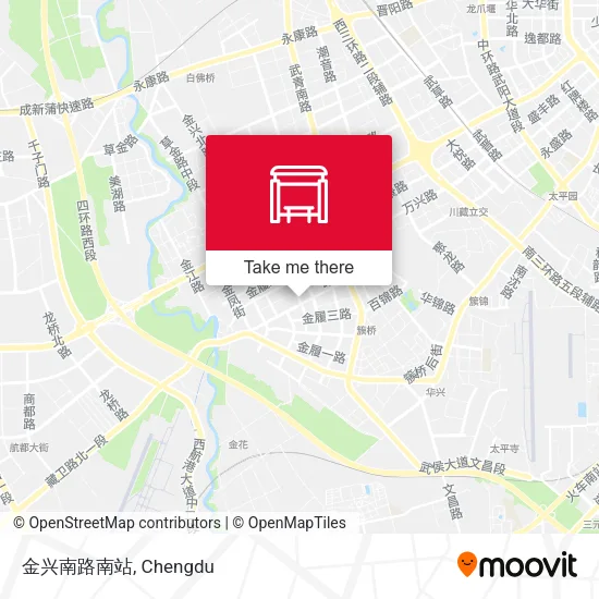 金兴南路南站 map