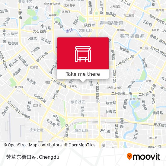 芳草东街口站 map