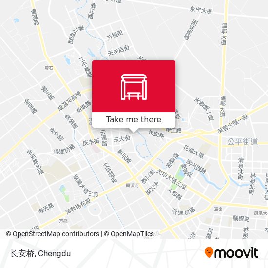长安桥 map