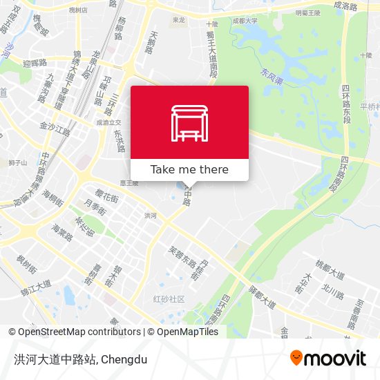 洪河大道中路站 map