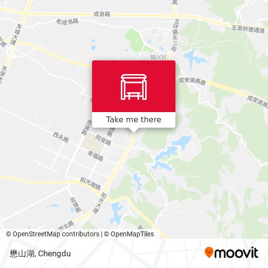 懋山湖 map