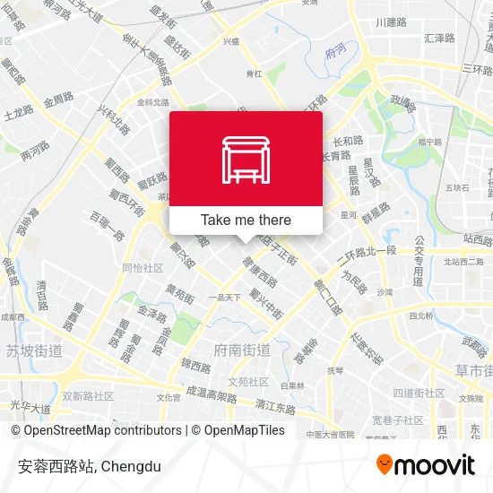 安蓉西路站 map