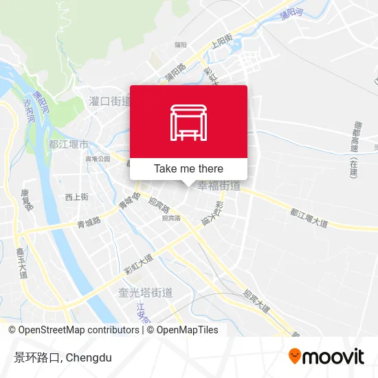 景环路口 map