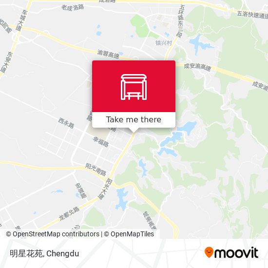明星花苑 map