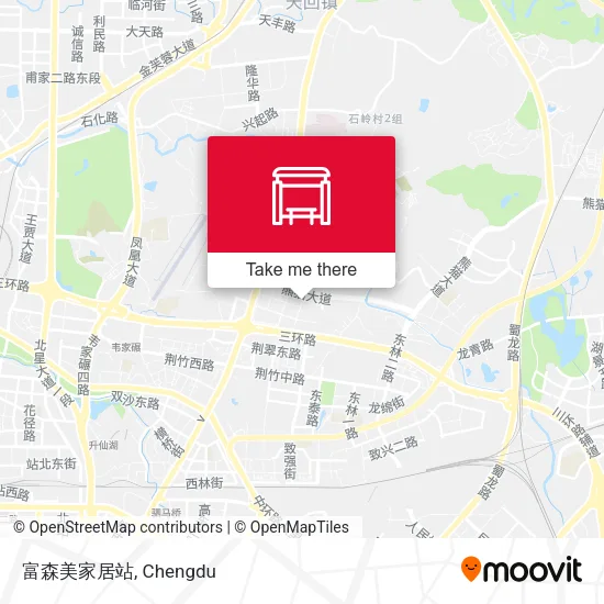 富森美家居站 map