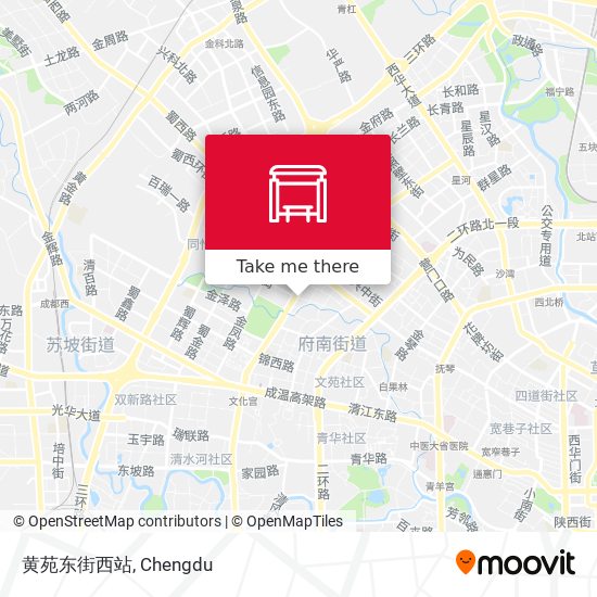 黄苑东街西站 map