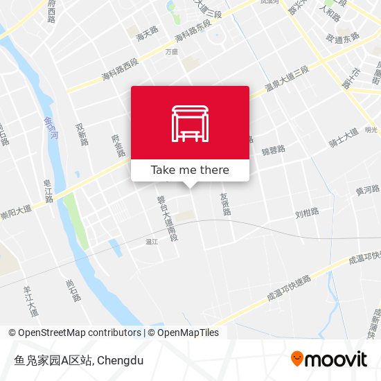 鱼凫家园A区站 map