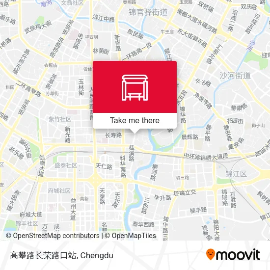 高攀路长荣路口站 map