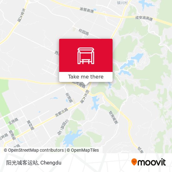 阳光城客运站 map