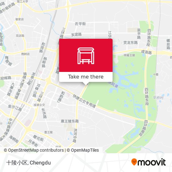 十陵小区 map