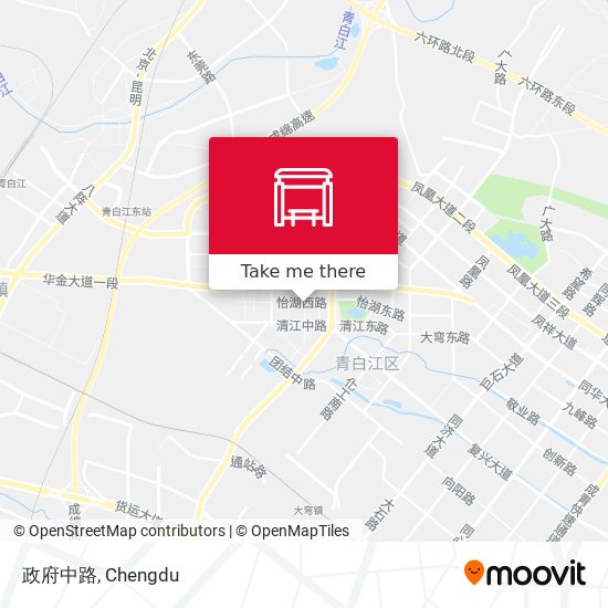 政府中路 map