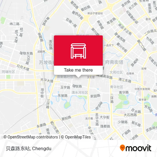 贝森路东站 map